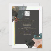 BUDGET Aardetinten Abstracte Trouw- Kaart (Achterkant)