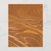 Budget Abstract Art Gold Engagement Party nodigt u (Achterkant)