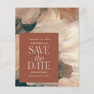 budget Abstract geschilderde terracotta save the d Flyer