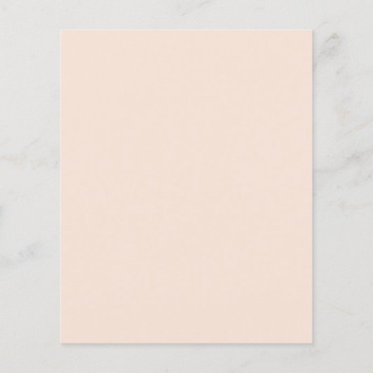 BUDGET Abstract Gold Blush Pink Weddenschap Uitnod (Achterkant)