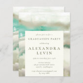 Budget Abstract Groene Waterverf GraduPartij (Voorkant / Achterkant)