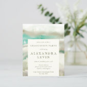 Budget Abstract Groene Waterverf GraduPartij (Staand voorkant)