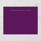 Budget Abstract Regenboog Paarse Trouwdag (Achterkant)