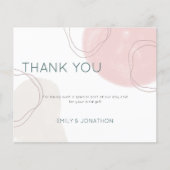 Budget Abstracte Vormen Fotobruiloft Hartelijk dan (Voorkant)