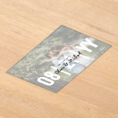 BUDGET Acrylbruiloft Save the Date Ondoorzichtige  Acryl Uitnodigingen (Laagn)