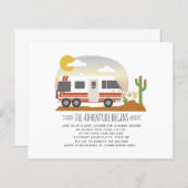 Budget Adventure RV Desert Baby shower (Voorkant / Achterkant)