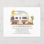 Budget Adventure RV Desert Baby shower (Voorkant)