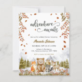 Budget Adventure Woodland Animals Baby Shower (Voorkant)