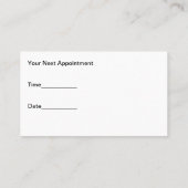 Budget Afspraak Visitekaartjes Tandarts (Achterkant)