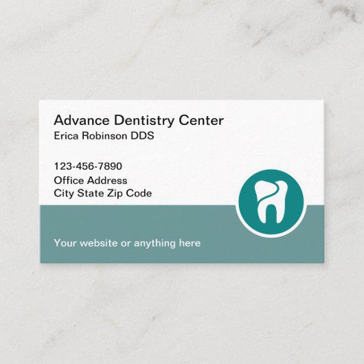 Budget Afspraak Visitekaartjes Tandarts (Voorkant)