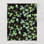 Budget Afstudeerder Aankondiging Boho Arch Zwart I (Achterkant)