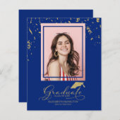 Budget Afstudeerder Aankondiging Fotokaart Afstude (Voorkant / Achterkant)