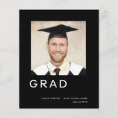 Budget Afstudeerder Afstuderen Foto Eenvoudige aan (Voorkant)