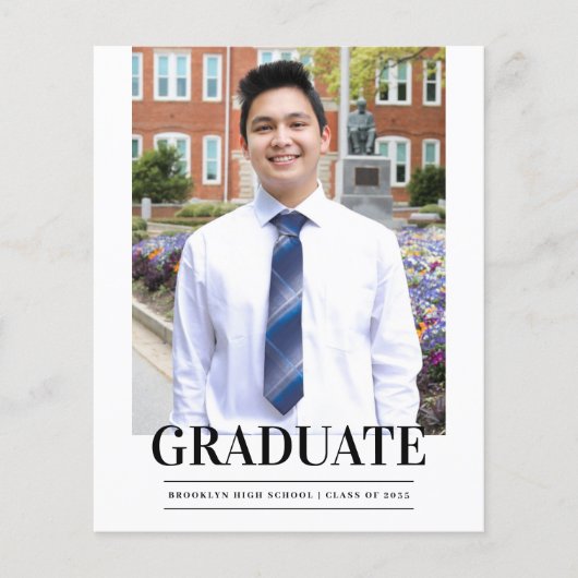 Budget AFSTUDEERDER Formele Afstuderen Foto aankon (Voorkant)