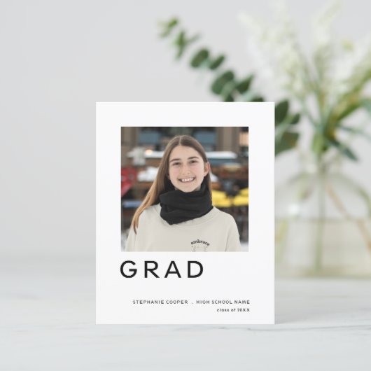 Budget Afstudeerder Foto Afstuderen Eenvoudige bek (Staand voorkant)