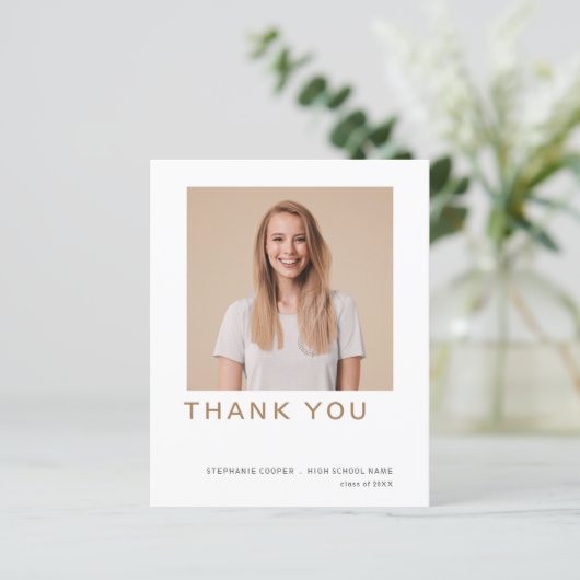 Budget Afstudeerder Foto Gold Afstuderen Hartelijk (Staand voorkant)