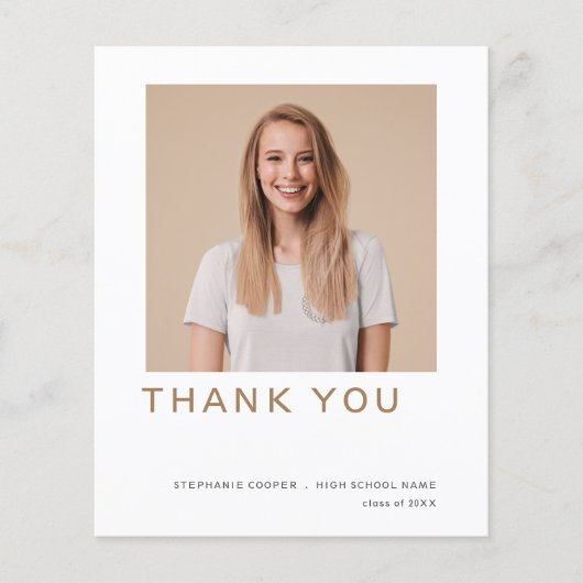 Budget Afstudeerder Foto Gold Afstuderen Hartelijk (Voorkant)