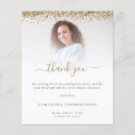 Budget Afstudeerder Foto Gold Glitter Hartelijk da