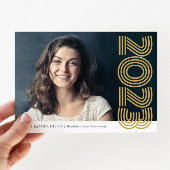 Budget Afstudeerder Jaar Foto Afstuderen Aankondig