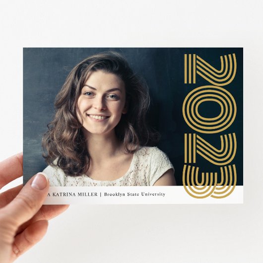 Budget Afstudeerder Jaar Foto Afstuderen Aankondig