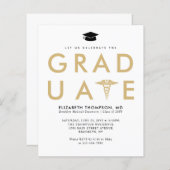 Budget Afstudeerder Medical School Doctor Gradupar (Voorkant / Achterkant)