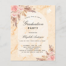 Budget Afstudeerfeest pampas grasmarmer 2025