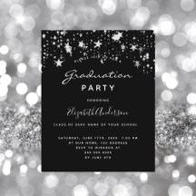 Budget afstudeerfeest zwart witte sterren 2025