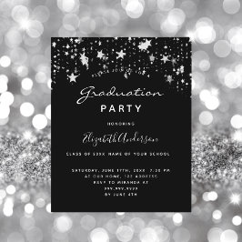 Budget afstudeerfeest zwart witte sterren 2025