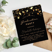 Budget afstuderen 2025 partij zwart gouden sterren