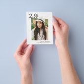 Budget Afstuderen 2 Foto Simple 2023 Silver Kaart (Hand)