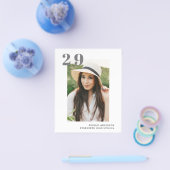 Budget Afstuderen 2 Foto Simple 2023 Silver Kaart (Enkel)