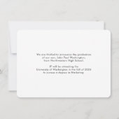 Budget Afstuderen 3 Aankondiging van het Foto Afst (Achterkant)