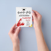 BUDGET Afstuderen 3 Foto Crawfish Boil Invision Flyer (Hand)