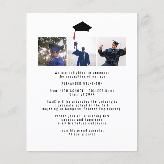 BUDGET Afstuderen 3 Foto Crawfish Boil Invision Flyer (Achterkant)