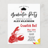 BUDGET Afstuderen 3 Foto Crawfish Boil Invision Flyer (Voorkant)