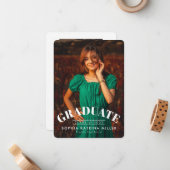 Budget Afstuderen Aankondiging Afstuderen foto's (Voorkant / Achterkant in situ)