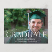 Budget Afstuderen Aankondiging Afstuderen foto's Flyer (Voorkant)