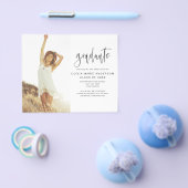 Budget Afstuderen Aankondiging Foto minimalistisch Flyer (Enkel)