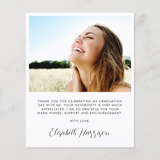 Budget Afstuderen Arch Foto Hartelijk dank (Achterkant)