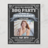 BUDGET Afstuderen BBQ Party 4 Fotouitnodiging (Voorkant)