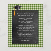 BUDGET Afstuderen BBQ Party Pset Photo Invitation (Achterkant)