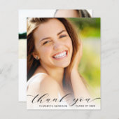 Budget Afstuderen Dank u de Foto van het Manuscrip (Voorkant / Achterkant)