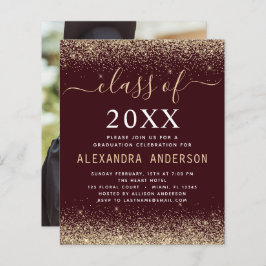 Budget Afstuderen Foto Burgundy Gold Class 2023