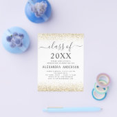 Budget Afstuderen Foto White Gold Class van 2023 Flyer (Enkel)