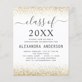 Budget Afstuderen Foto White Gold Class van 2023 Flyer