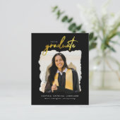 Budget Afstuderen het Afstuderen van de gouden Fot (Staand voorkant)