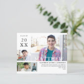 Budget Afstuderen Modern Stijlvol 4 Foto Announ 2 (Staand voorkant)