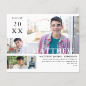 Budget Afstuderen Modern Stijlvol 4 Foto Announ 2 (Voorkant)