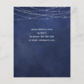 Budget Afstuderen Pet Chalkboard Partij Blauw (Achterkant)