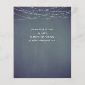 Budget Afstuderen Pet Chalkboard Partij Blauwe Gra (Achterkant)